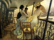 Gallery of H.M.S. 'Calcutta' (Portsmouth) - James Tissot