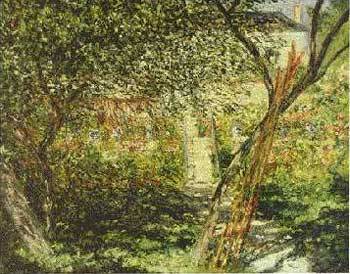 Garden at Vetheuil - Claude Monet