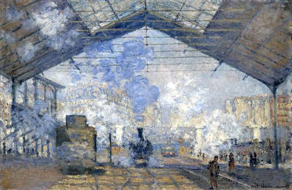 Gare Saint Lazare - Claude Monet