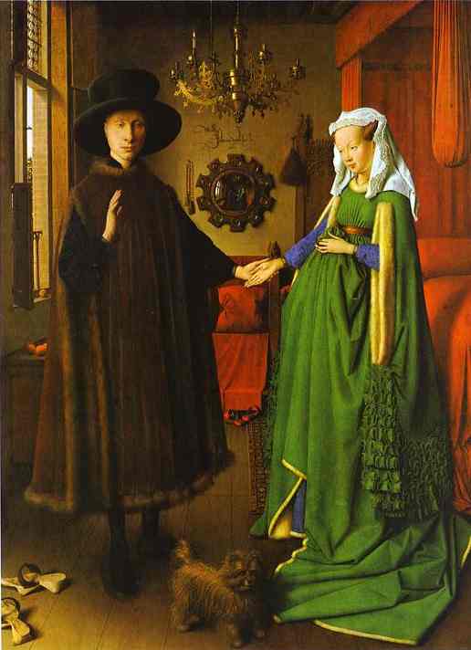 Giovanni Arnolfini & His Wife 1434 - Jan van Eyck
