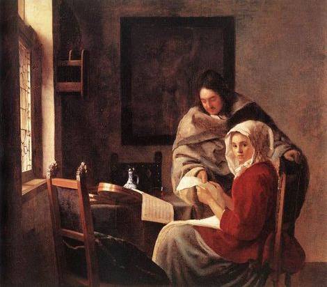 Girl Interrupted at Her Music - Jan Vermeer van Delft