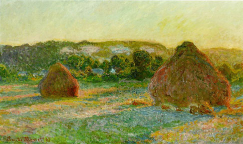 Haystacks - Claude Monet