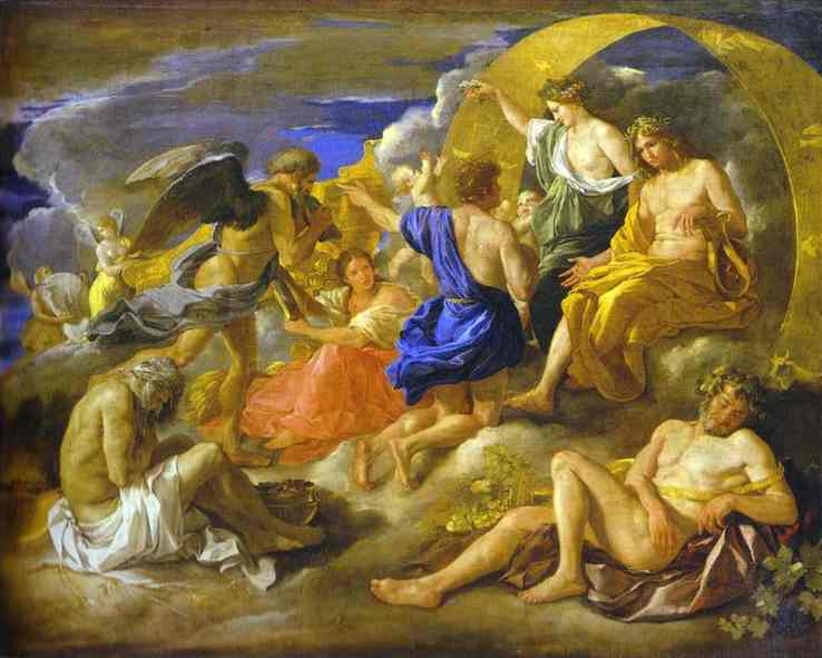 Helios and Phaeton with Saturn and the Four Seasons - Nicolas Poussin