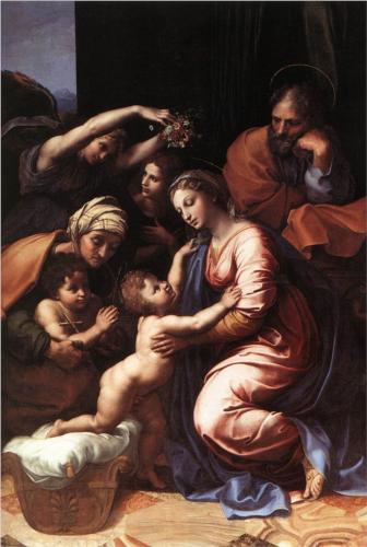 Holy Family - Raffaello Raphael Sanzio