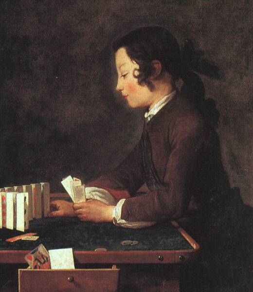 House of Cards - Jean Baptiste Simeon Chardin