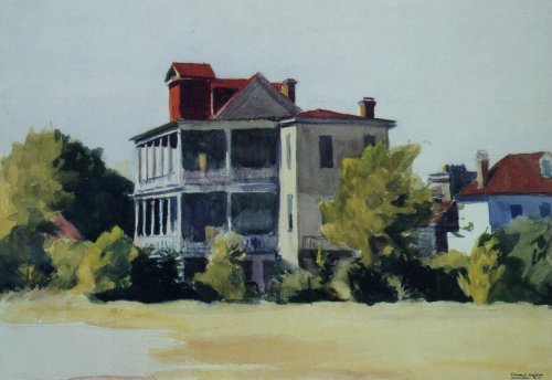 House with Veranda Charleston - Edward Hopper