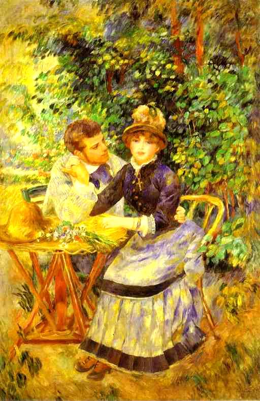 In the Garden - Pierre Auguste Renoir