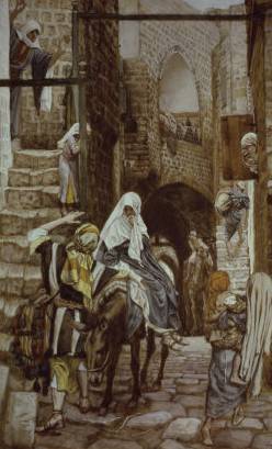 Joseph Seeks Lodging at Bethlehem - James Tissot