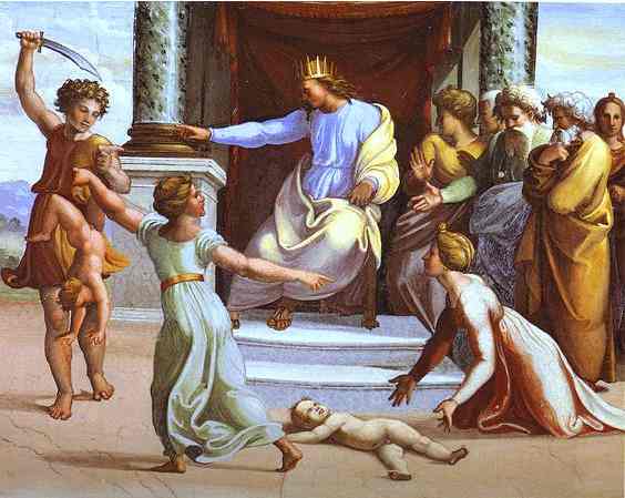 Judgment of Solomon - Raffaello Raphael Sanzio