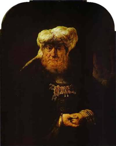 King Uzziah Stricken with Leprosy - Rembrandt van Rijn