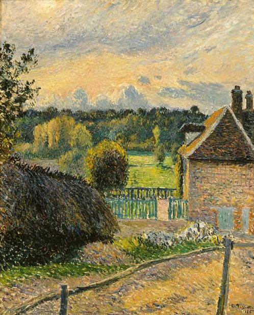 La Maison de la folie a Eragny - Camille Pissarro