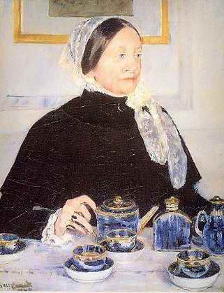 Dame à la table à thé - Mary Cassatt