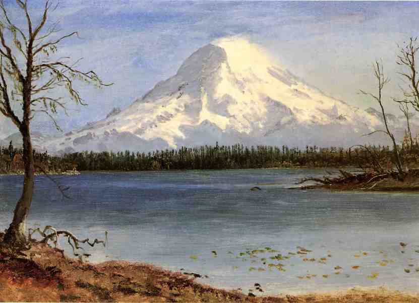 Lake in the Rockies - Albert Bierstadt