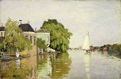 Landscape near Zaandam - Claude Monet