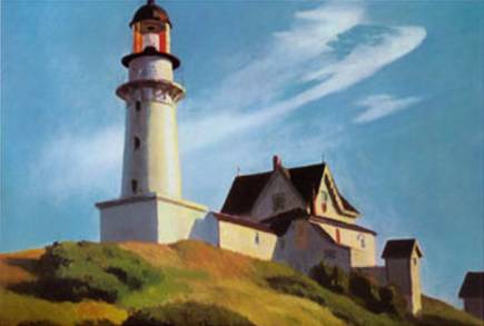 Lighthouse at Two Lights II - Edward Hopper
