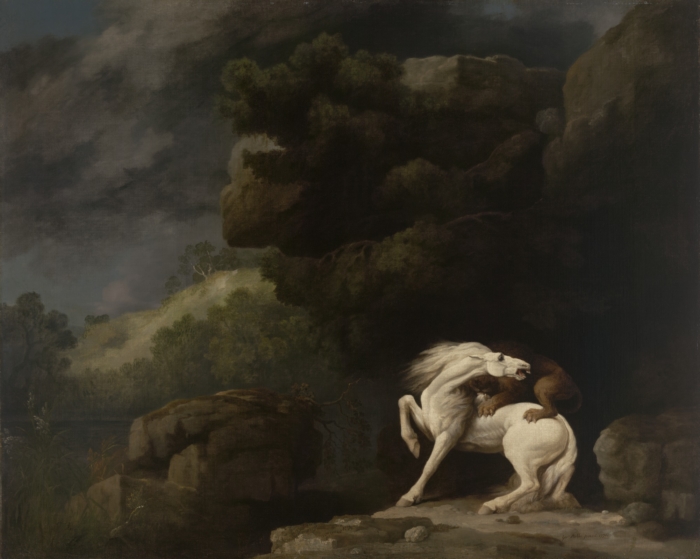 Lion Attacking a Horse - George Stubbs