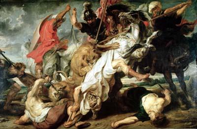 Lion Hunt - Peter Paul Rubens