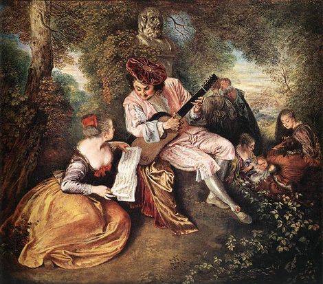 Love Song (La gamme d amour) - Jean Antoine Watteau