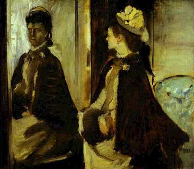 Madame Jeantaud at the Mirror - Edgar Degas