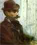 Man in a Round Hat (Alphonse Maureau) - Edouard Manet