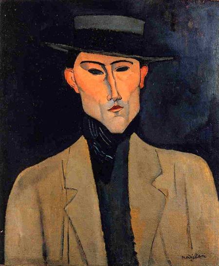 Man with Hat - Amedeo Modigliani