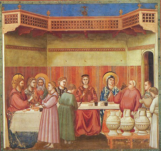 Marriage at Cana - Giotto di Bondone