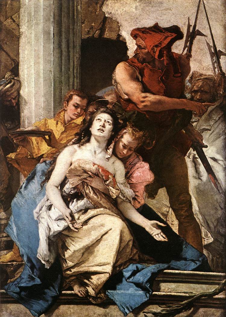 Martyrdom of St Agatha - Giovanni Tiepolo