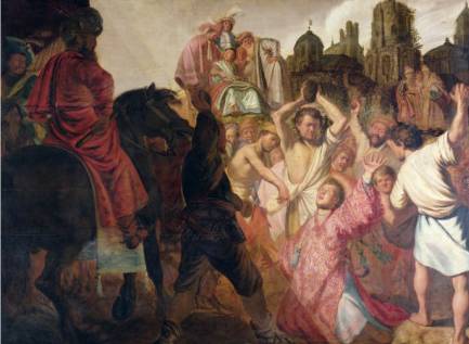 Martyrdom of St. Stephen - Rembrandt van Rijn