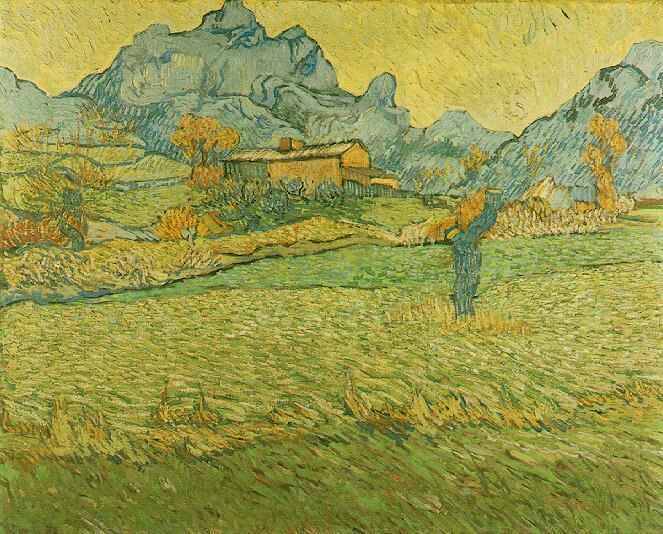 Meadows in the Mountain - Vincent van Gogh