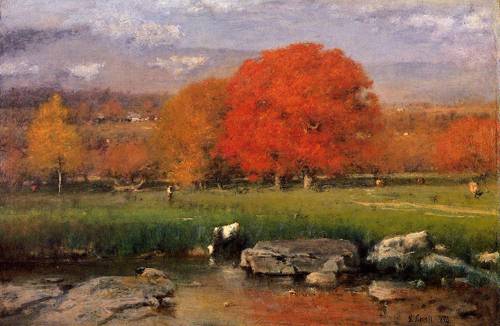 Morning Catskill Valley - George Inness