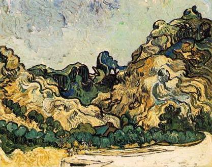 Mountains at St Remy - Vincent van Gogh