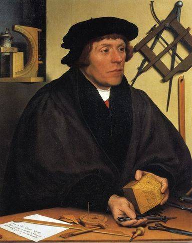 Nikolaus Kratzer 1528 - Hans Holbein