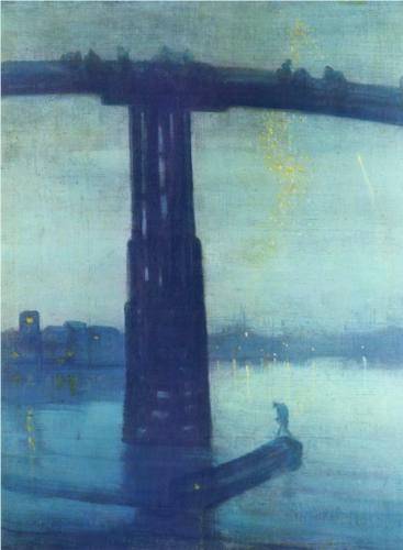 Nocturne in Blue and Gold: Old Battersea Bridge - James McNeill Whistler