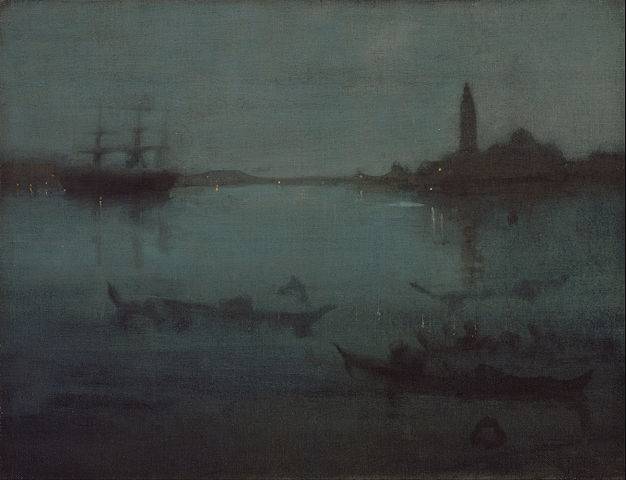 Nocturne in Blue and Silver: The Lagoon, Venice - James McNeill Whistler