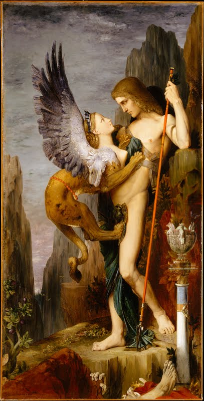 Oedipus & the Sphinx - Gustave Moreau