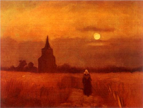 Old Tower in the Fields - Vincent Van Gogh