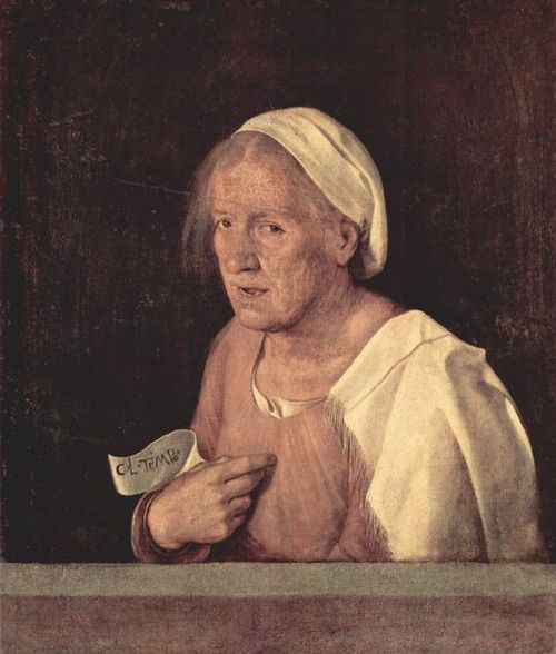 Old Woman - Giorgione (Giorgio Barbarelli da Castelfranco)