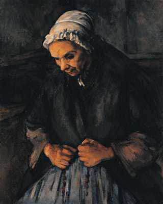 Old Woman with a Rosary - Paul Cezanne