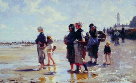 Oyster Gatherers of Cancale - John Singer Sargent