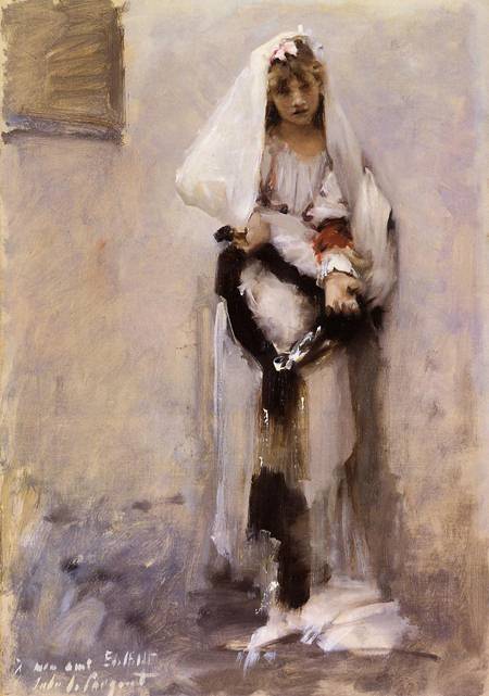 Parisian Beggar Girl - John Singer Sargent