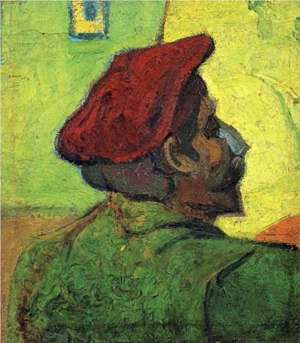 Paul Gauguin (Man in a Red Beret) - Vincent Van Gogh