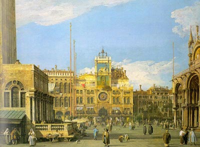Piazza San Marco, looking north - Canaletto