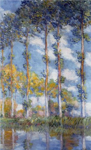 Poplars - Claude Monet