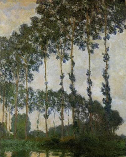Poplars at Giverny 1891 II - Claude Monet