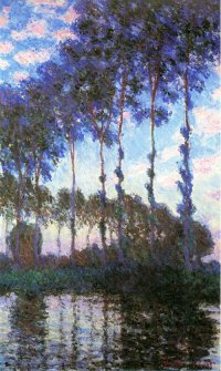Poplars on the Banks of Epte - Claude Monet
