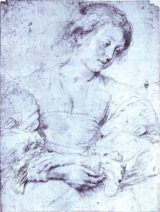 Portrait of a Girl - Peter Paul Rubens