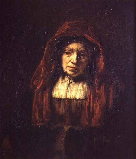Portrait of an Old Woman - Rembrandt van Rijn