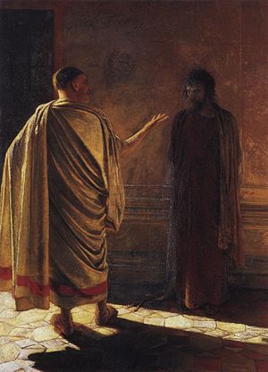 Quod Est Veritas? Christ and Pilate Nikolay Gay