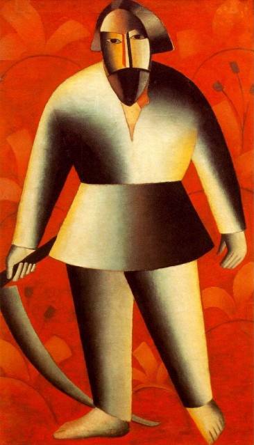 Reaper on Red - Kazimir Malevich