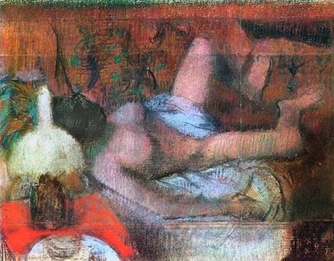Reclining Nude - Edgar Degas